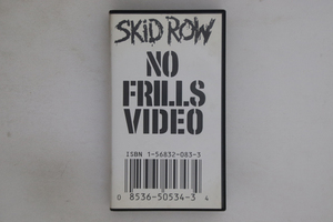 VHS Skid Row No Frills Video AMVY8072PROMO A VISION ENTERTAINMENT プロモ /00300