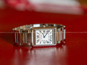 即決 国内正規 極美品 カルティエ タンク マスト LM 付属品完備 Cartier Tank Must Watch LM