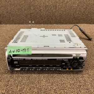 AV10-134 激安 カーステレオ CDプレーヤー KENWOOD RX-570CDN B8185-N0080 CD FM/AM オーディオ 通電未確認 ジャンク