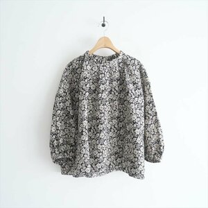 2024SS今季 / 未使用 / R&D.M.Co-/OLDMANS TAILOR / WILD BERRY BACK BUTTON SMOCK ブラウス / no.6639 / 2404-0891