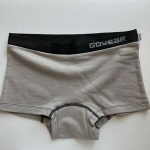 【訳あり品】【サンプル品】 gowear メンズローライズスウェットボクサー　M グレーベージュ　ボクサーパンツ ボクサーショーツ 男性下着