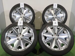 アルファード ヴェルファイア 等に 4本 WORK VARIANZA D3S 19インチ 8.5J +40 5H PCD114.3 ラジアル TOYO トランパス LuⅡ 245/40R19