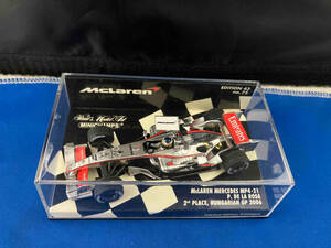 MINICHAMPS 1/43scale McLaren Mercedes MP4/21 Hungary GP2006 De la rossa (2nd place/the first commendation stand) ミニチャンプス