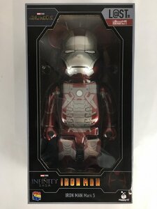 【未開封】 Happyくじアイアンマン ベアブリック SP賞 ラストワン賞 HappyくじBE@RBRICK IRON MAN 400% Mark5 R22232 wa◇70