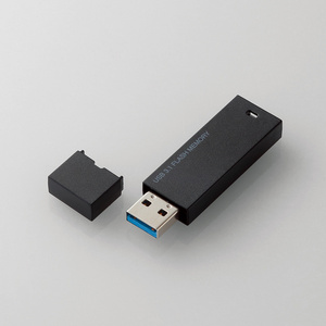 USB3.1(Gen1)対応USBメモリ 16GB 最大60MB/sの高速データ転送を実現！美しいシンプルなデザインで使用シーンを選ばない: MF-MSU3B16GBK/H