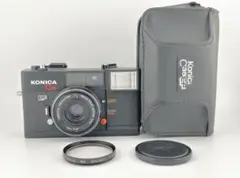 【完動品】箱・ケース付　Konica C35 EF フィルムカメラ 動作確認済み