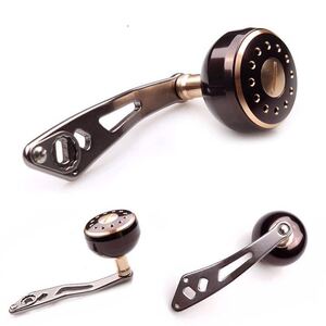 ダイワ アブ等 ラウンドノブ パワーハンドル 新品 Daiwa アブガルシア ベイトリール カスタムハンドル 穴径 8×5mm