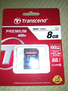 Transcend メモリカード SDHC 8GB Class 10 UHS-I 400x Premium