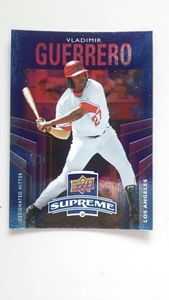 2010 UPPERDECK Supreme Blue Vladimir Guerrero ゲレーロ