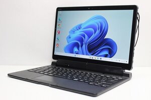 1円スタート ノートパソコン 2in1PC Windows11 富士通 Arrows Tab Q738 第8世代 Core i5 メモリ8GB SSD128GB カメラ タブレットPC