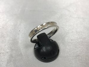 キングラム[12] TIFFANY&CO. ティファニー ナローリング SV925 シルバー メンズ リング 20号 040@T59 ★送料無料