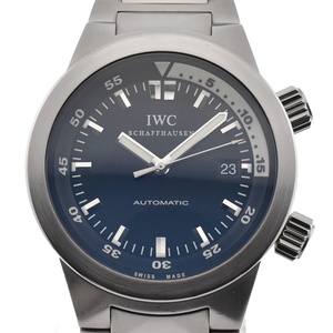 IWC SCHAFFHAUSEN IW354805 アクアタイマー デイト 自動巻き メンズ 良品 内箱・保証書付き J#133724