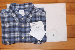 visvim PIONEER KHADI CHECK L/S