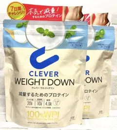 CLEVER ウエイトダウン 100%WPI "ヨーグルト味" 315g×2個