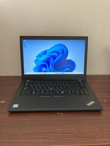 早い！！　SSD　Lenovo ThinkPad T470 Corei7-7600U SSD256G Win11