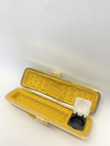 【三枝堂】 新品　蛇革　印鑑ケース　12ｍｍ用　パイソン柄　金運上昇を！　　☆送料は当社負担☆　一点限り！