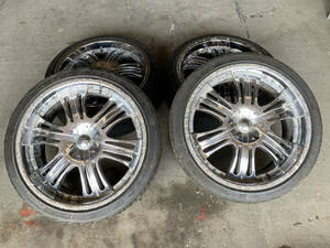 ベンツ W463前期 TRIANGLE トライアングル TR968 265/35R22(102V) &9.5J タイヤ＆ホイール4本セット《ジャンク品》