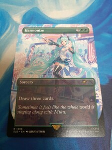 mtg 　初音ミク 　調和　英語　数量4