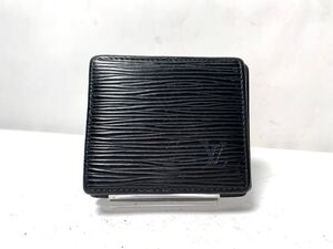 1930 1円 ■美品■ LOUIS VUITTON ルイヴィトン M63695 エピ ポルトモネ ボワット コインケース 小銭入れ ブラック　ノワール　黒　 財布