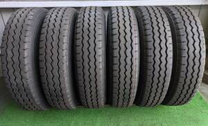 225/80R17.5（123/122L）　ブリヂストン/V-STEELRIBLUG　G588　【2024年】6本セット！☆彡新車外し☆彡　№707-6D