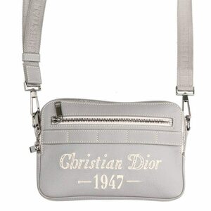 ディオール DIOR 1ESPO206NFS 1947シグネチャーサファリメッセンジャーショルダーバッグ 中古 OM10