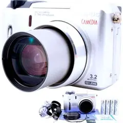 美品 Olympus CAMEDIA C-740 オールドコンデジ 7433