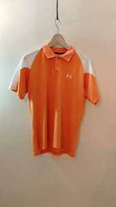 アンダーアーマー　ポロシャツ トレーニングシャツ Mサイズ(MDサイズ ) under armour 半袖シャツ クロストレーニング　ゴルフ　