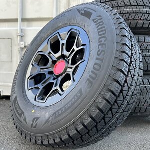 17×8J +15 PCD 139.7 6穴 6H ハイラックス プラド サーフ タコマ 265/65R17 265/70R17 17インチ スタッドレス タイヤホイール4本セット