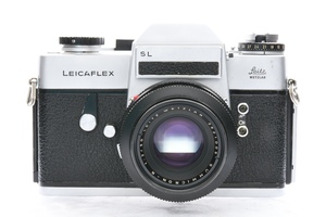 LEICAFLEX SL シルバー + SUMMICRON-R 50mm F2 2カム ライカフレックス フィルムカメラ MF一眼レフ 標準単焦点レンズ セット ■25517