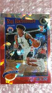 送料込即決 2019-20 Panini NBA Hoops Premium Stock Red Cracked Ice Prizm #300 Hoops Tribute Rui Hachimura 八村塁 ルーキーシーズン