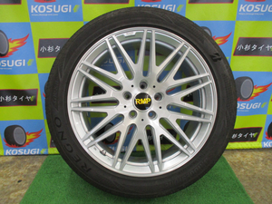 期間限定値下げ！１９インチ中古セット！　245/45R19　BS　レグノGR-XII　8-19　5H114.3　+45　マルカ　RMP　211F♪