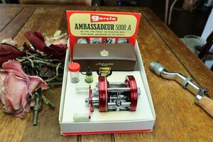 新古! 60s ABU 5000 オールド アンバサダー 検) 道楽 ハトリーズ BALSA50 ZEAL ザウルス ABU HEDDON UMCO SHIMANO 昭和世代レトロ釣人に