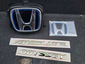 △HONDA 新型ODYSSEY ABSOLUTE (RC5)　ハイブリッド　純正エンブレム▽