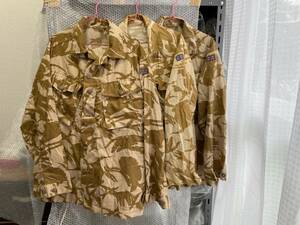 ★中古良品！イギリス軍英軍 DDPM迷彩戦闘服３着セット M～Lサイズ 砂漠迷彩