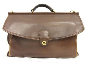 【コーチ COACH】 オールドコーチ E5C-5266 レザー ブリーフケース 2WAYショルダーバッグ (メンズ) ダークブラウン □5MG2837□