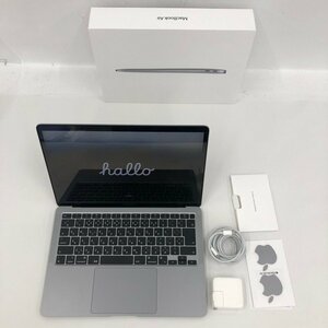 Apple　MacBook Air　A2337　M1/2020　8GB　256GB　Ventura　スペースグレイ　初期化済み【CGAZ5032】