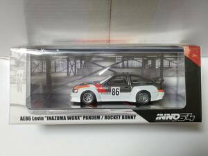 イノモデル 1/64 トヨタ AE86 カローラ レビン "Inazuma Worx" Pandem/Rocket Bunny