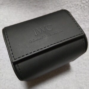 IWC 正規 時計 収納 黒 BK ブラック 系 携帯 ソフト ケース 保護 持運び 便利 保存 BOX 純正 トラベル ボックス 09