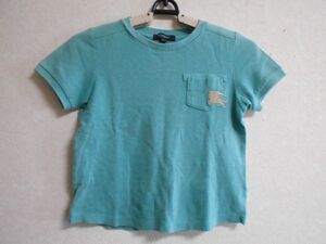 ★バーバリー★ポケット付きTシャツ＊ミントグリーン＊size120A