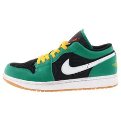 NIKE (ナイキ) AIR JORDAN 1 LOW SE Malachite エアジョーダン 1 マラカイト ローカットスニーカー グリーン/ブラック US9/27cm DQ8422-300