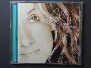 中古CD 送料370円 EPIC RECORDS セリーヌ・ディオン Celine Dion ALL THE A Decade OF Song ザ・ベリー・ベスト ESSA-8070 管理No.9554