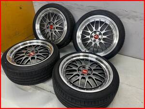 １円スタート BBS 鍛造 LM 263 264 18インチ 希少PCD100！ プリウス レクサスCT200H カローラ 86 BRZ レガシィ インプレッサ VWポロ 等