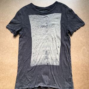 3-2 AMERICAN EAGLE イラストTシャツ グレー S メンズ アメリカンイーグル