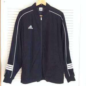 別珍風 日本製 90年代 デサント★Vintage adidas・M～L★アディダス ジャージ トラックジャケット★ATP 襟リブ★黒★ジップアップブルゾン