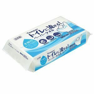 【新品】（まとめ）トライフ トイレに流せる！ペーパータオル 200枚 1パック 【×50セット】