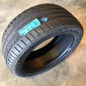 (DB071.7.2) 送料無料[4本セット] DUNLOP SPT MAXX GT　255/45R17 98Y 2016年製造 255/45/17　訳アリ品 ひび割れ、汚れあり.