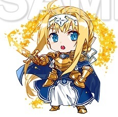 キーホルダー ソードアート・オンライン アリシゼーション リコリス 電撃屋 特典 アリス SAO AL SWORD ART ONLINE Alicization Lycoris