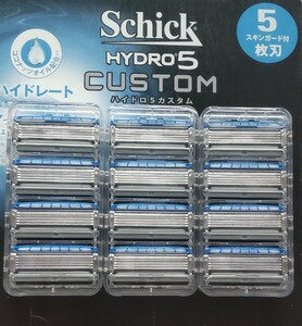 ネコポス便【替刃12個】シックハイドロ５カスタムSchick HYDRO5 CUSTOM