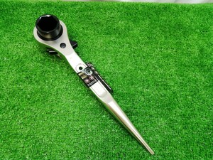 未使用品 イチネン MUSTTOOL トリプル ラチェットレンチ ニッケルメッキ RW-303236NI