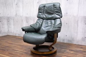 DLK34 EKORNES エコーネス ストレスレスチェア レノ Sサイズ レザー/本革張 パーソナルチェア リクライニングチェア 北欧 ノルウェー 椅子